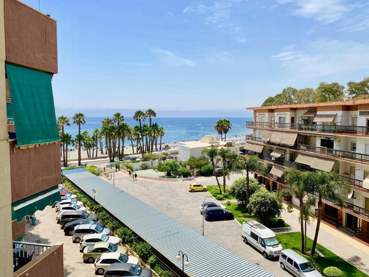 Genial Apartamento En 1A Linea De Playa Con Piscina Альмуньекар Экстерьер фото